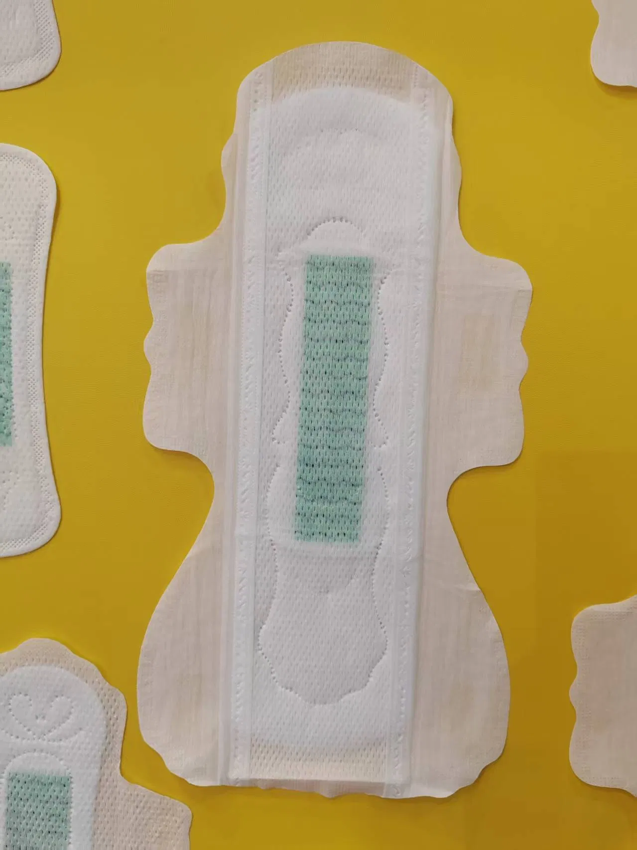 Venta caliente suave de algodón seco de absorbencia Super rápido durante la noche Sleaping mujer toalla sanitaria desechable almohadilla sanitaria atención Femine barata fabricante OEM