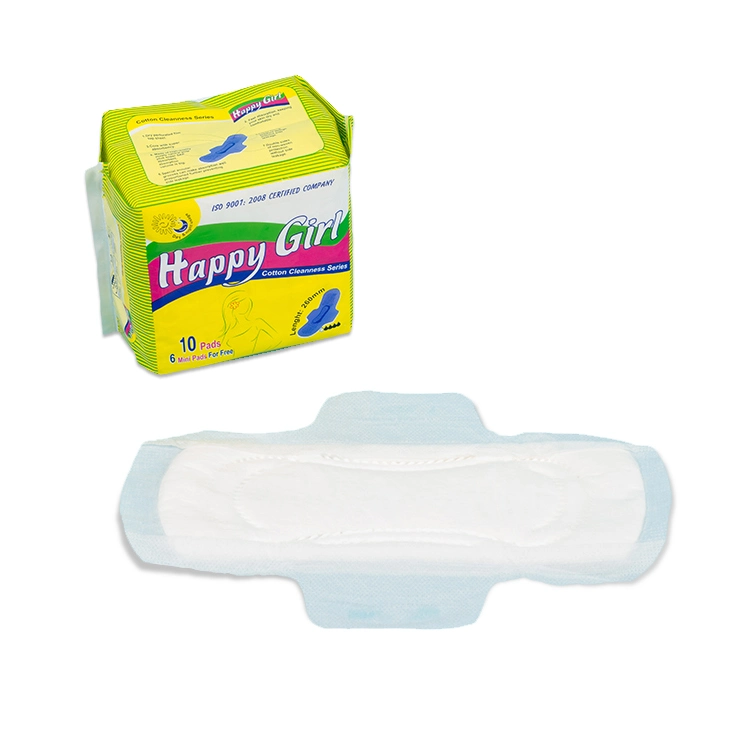 Chica Feliz 260mm Compresas Sanitarias Mezcla 6pieces Protector Diario Gratis