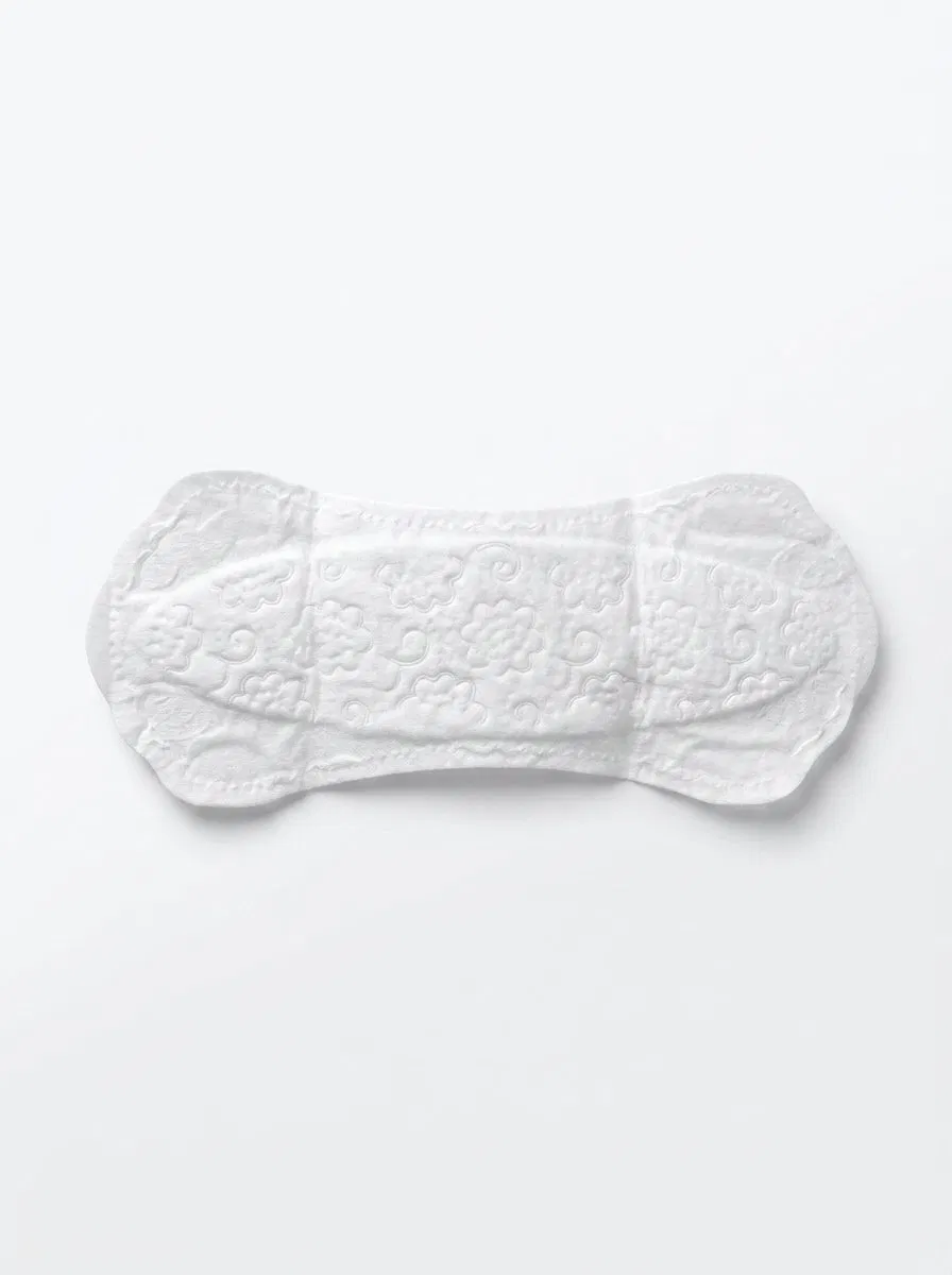 Mis a+ 1mm Protectores diarios biodegradables desechables de hierbas con alas gruesas y protección contra filtraciones para mujeres