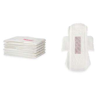 Muestras gratuitas de toallas sanitarias desechables para mujeres y hombres / protectores diarios