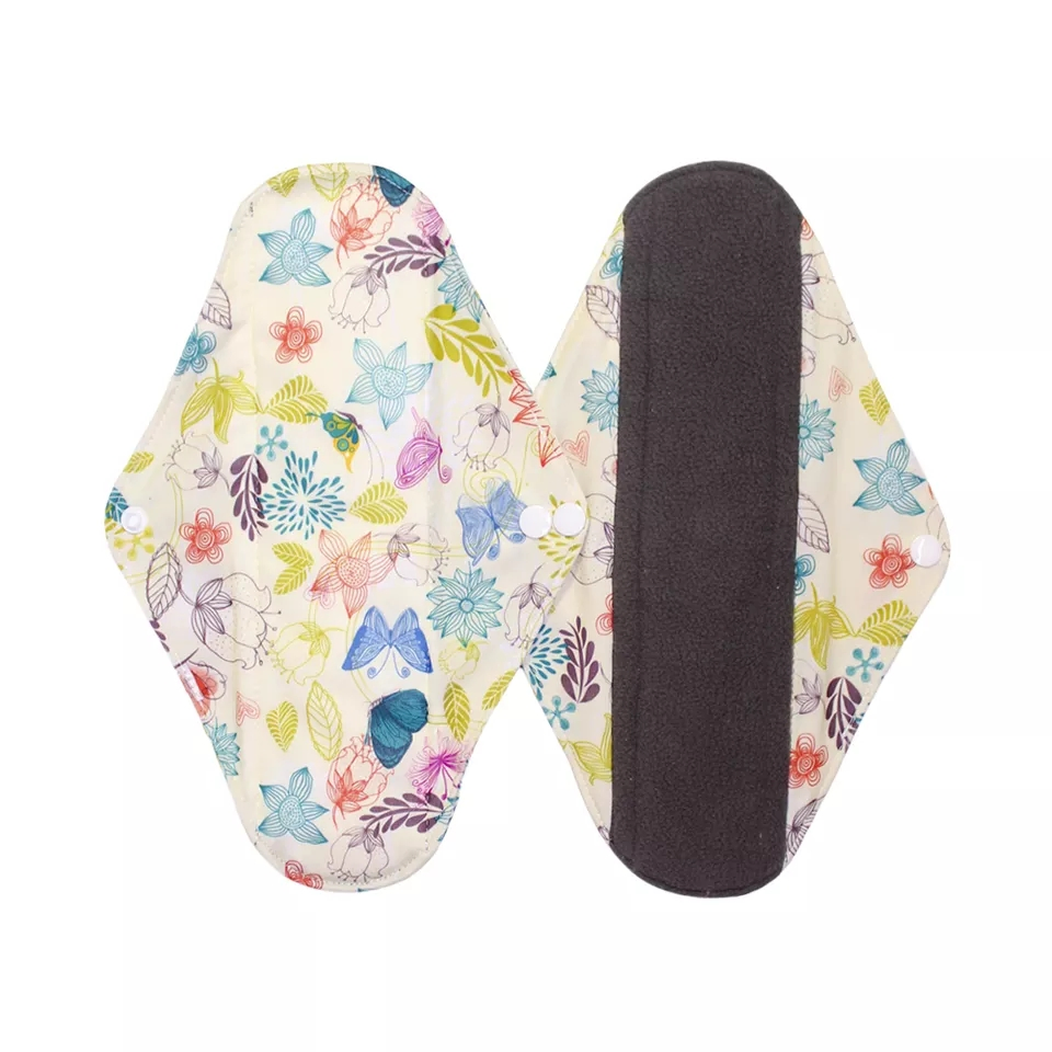 Compresas menstruales de tela reutilizables y lavables, protectores diarios para mujeres