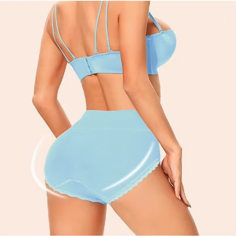 Bragas de algodón para mujeres de cintura alta, transpirables y a prueba de fugas, ropa interior menstrual para adolescentes