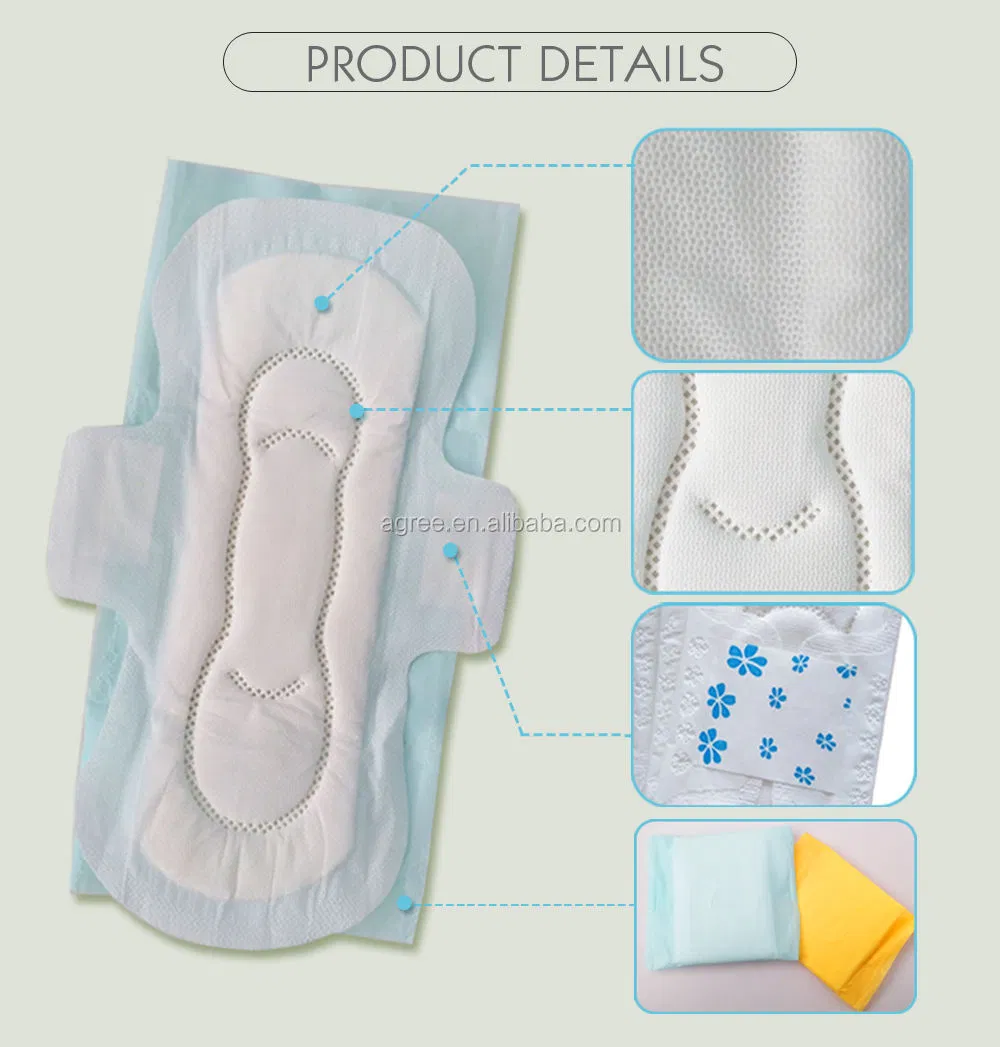 Toalla Menstrual Compostable Grande Noche Reutilizable Compresa Sanitarias