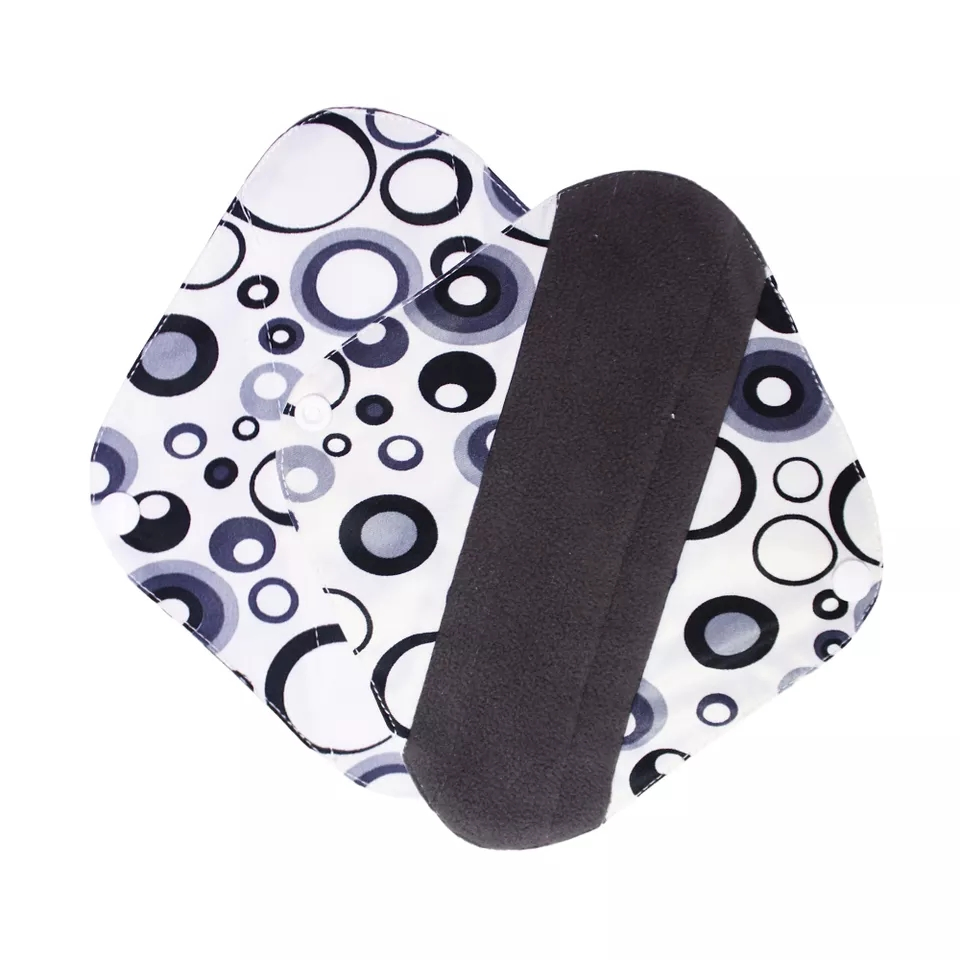 Compresas menstruales de tela reutilizables y lavables, protectores diarios para mujeres
