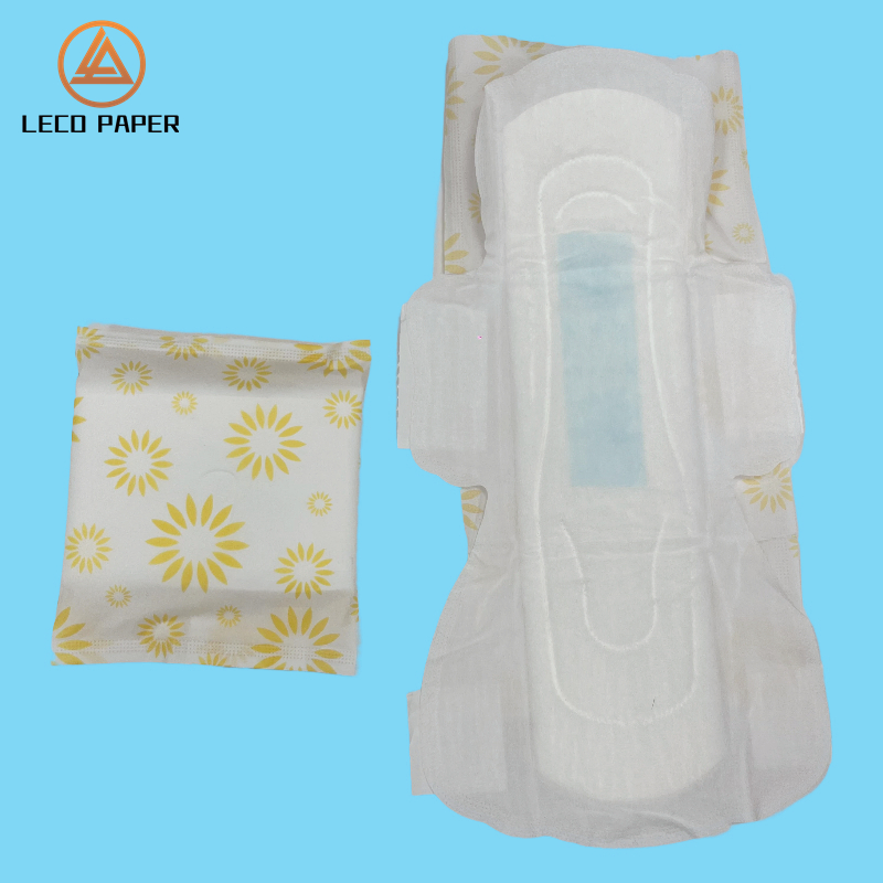 Fabricante de compresas sanitarias de alta absorción, a prueba de fugas, extra largas para la noche
