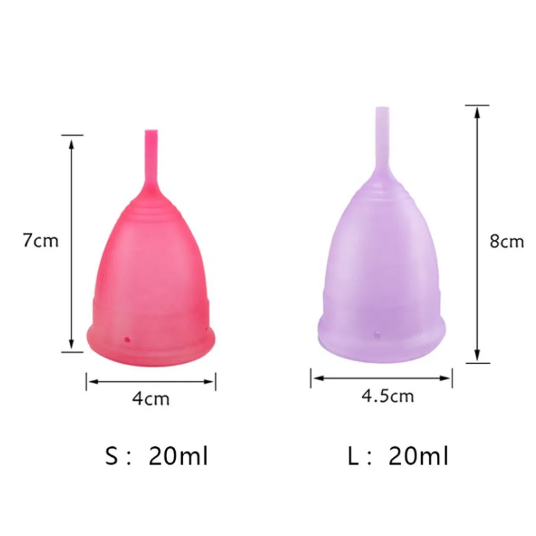 Copas menstruales de silicona médica reutilizables premium para venta al por mayor