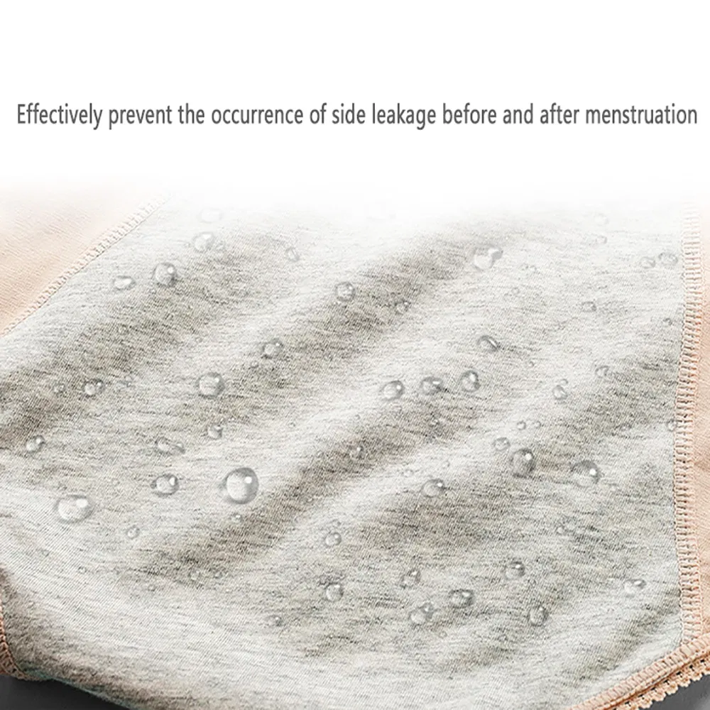 Ropa interior menstrual a prueba de fugas para mujeres