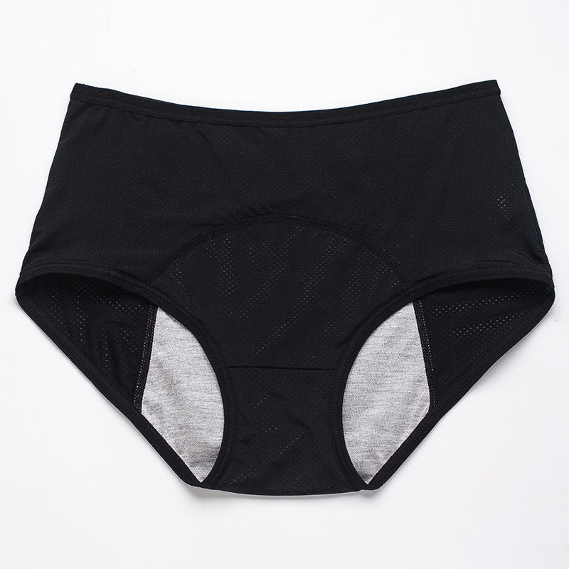 Pantalones menstruales a prueba de fugas de periodo fisiológico, pantalones sanitarios de tía, pantalones transpirables de cintura media alta, ropa interior para mujeres