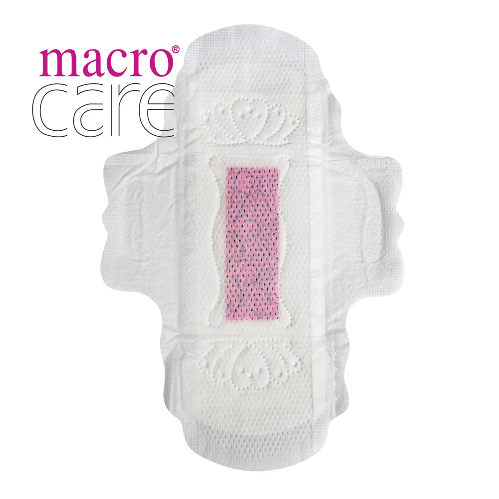 Protectores diarios de bambú biodegradable aniónicos de Macro Care 100% de algodón orgánico con hierbas