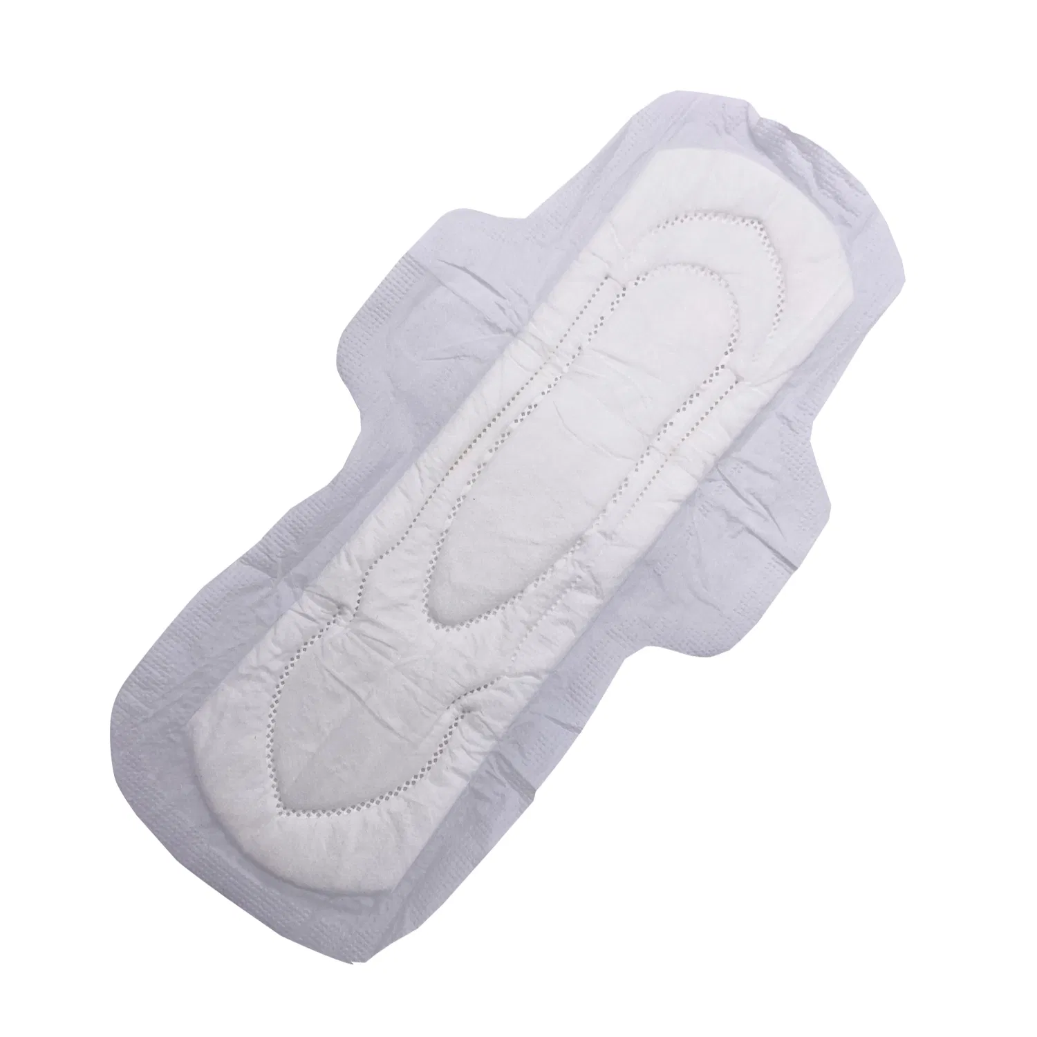 Compresas nocturnas con alas para mujeres, capacidad de absorción de toallas sanitarias femeninas