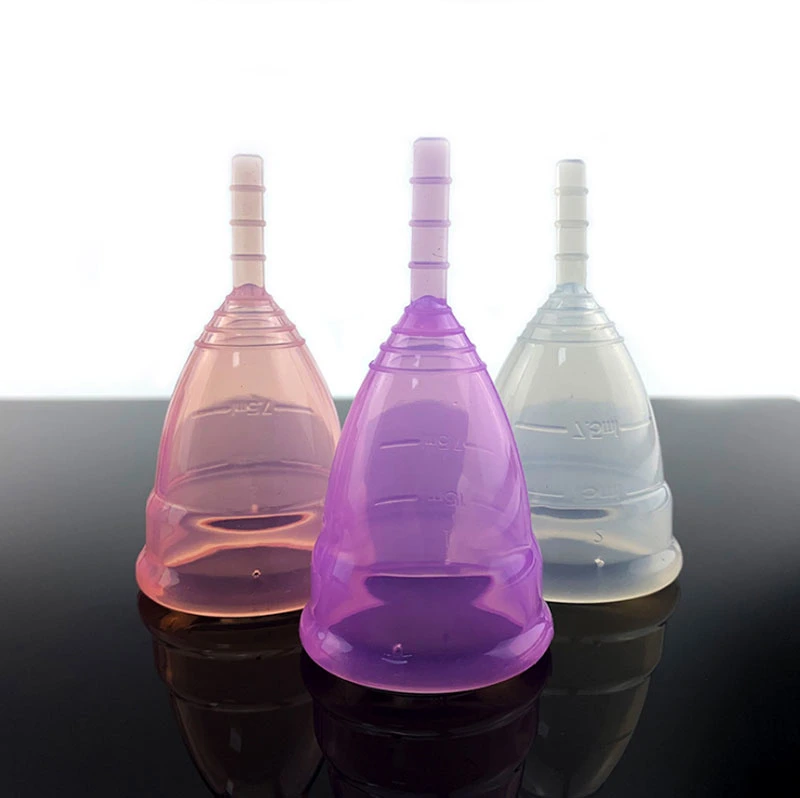 2020 Copa Menstrual Reutilizable de Silicona Médica Grado FDA Personalizada Sin Derrames al Por Mayor