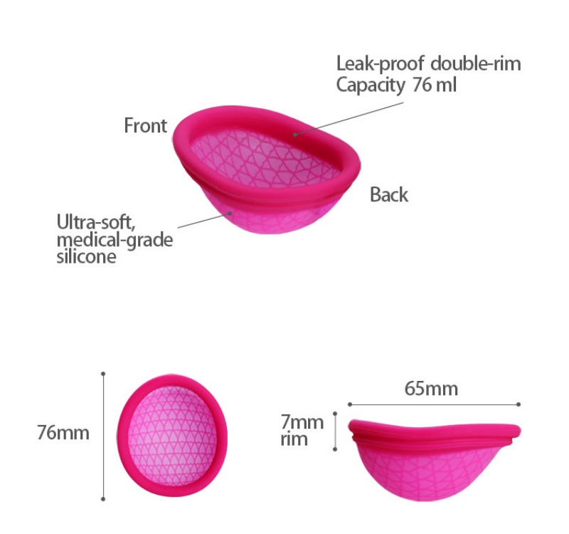Juego reutilizable de copas menstruales orgánicas, precio, copas de silicona, esterilizador para copas menstruales