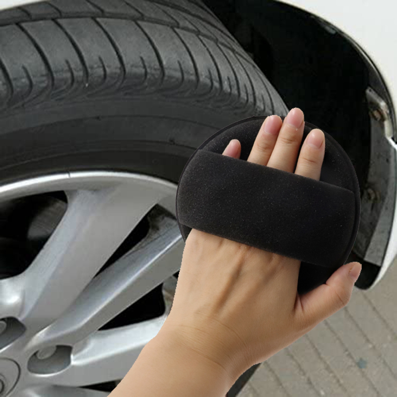 12PCS Esponjas redondas de espuma para aplicar cera polaca para limpiar cristales de coche; Calidad y Creatividad