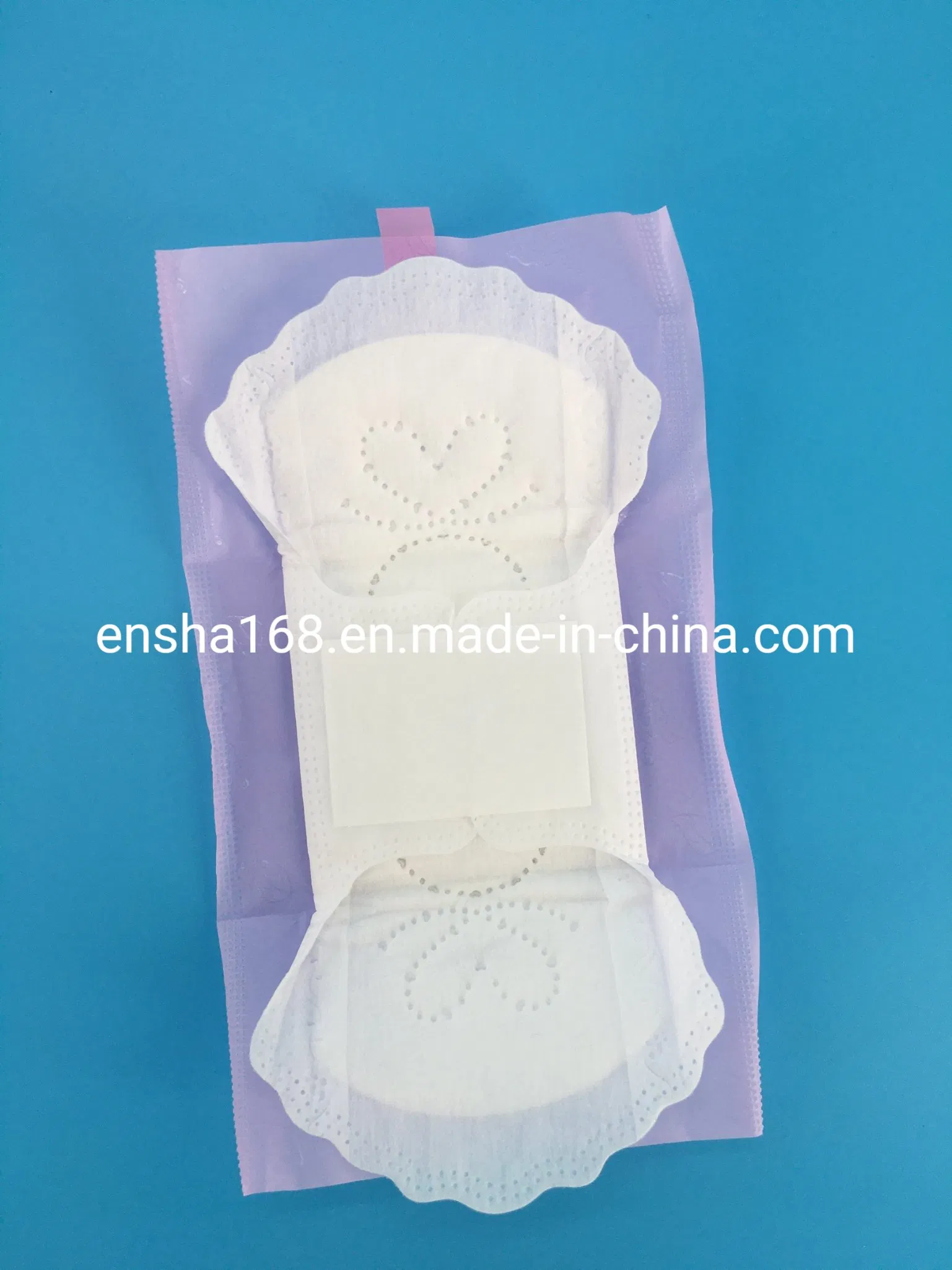 Compresa de algodón orgánico biodegradable controlada en calidad y ecológica para mujeres 100%