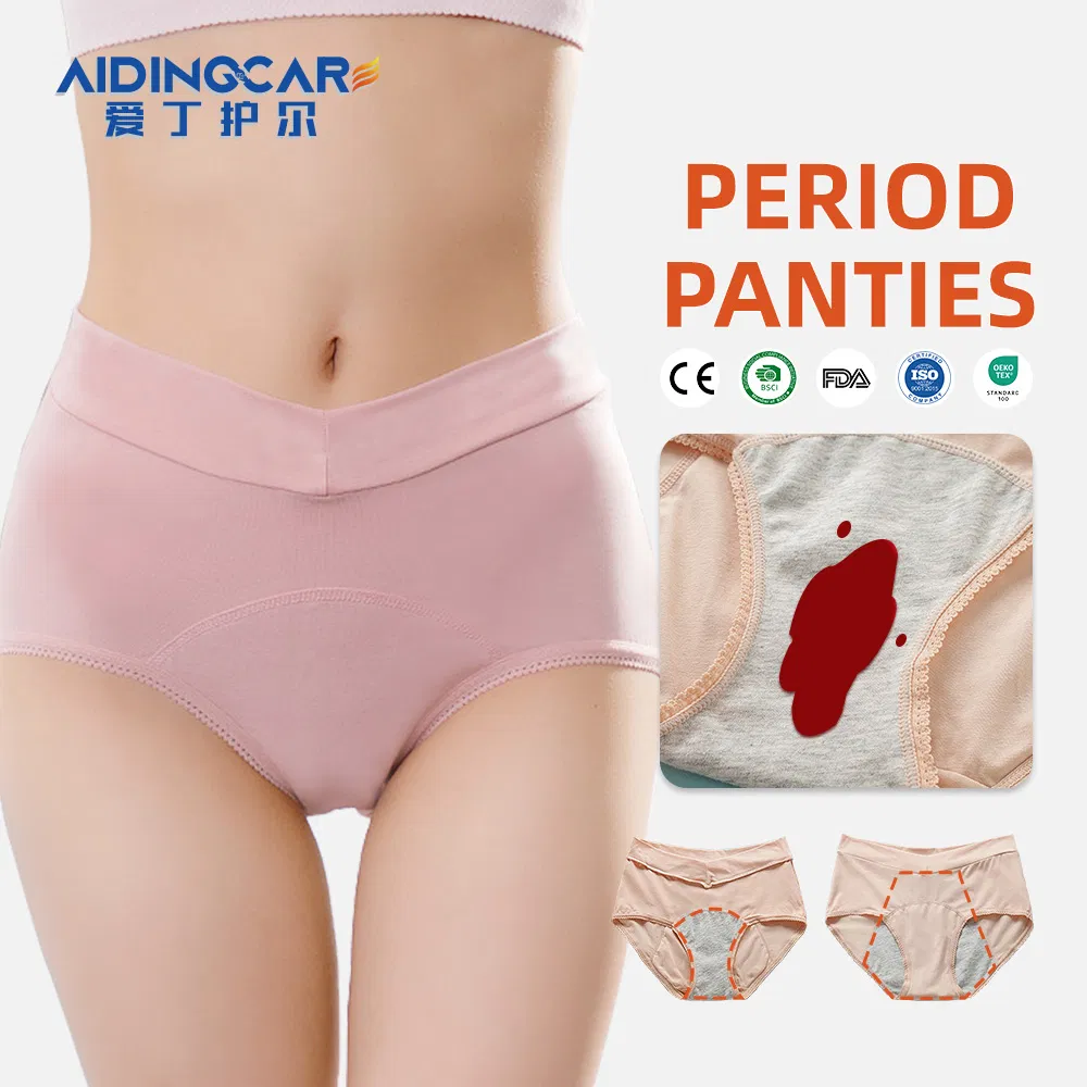 Ropa de vestir resistente a fugas Lanties menstruales reutilizables periodo ropa de vestir