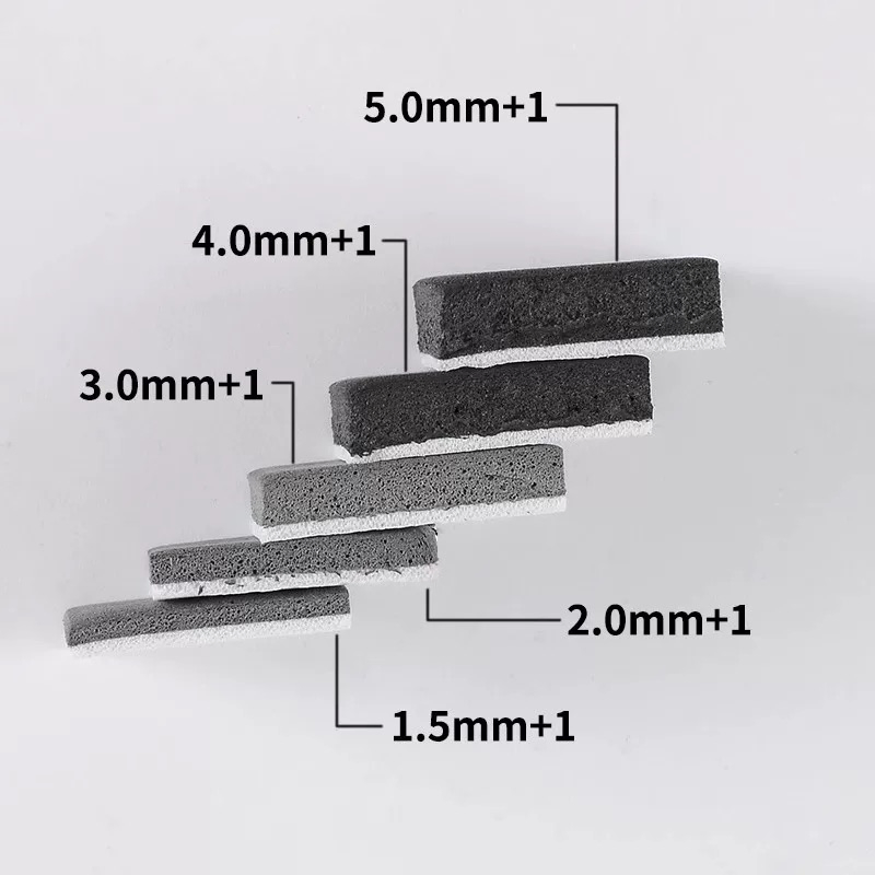 Almohadillas de EVA y corcho de alta calidad para aplicadores de vidrio Lisec