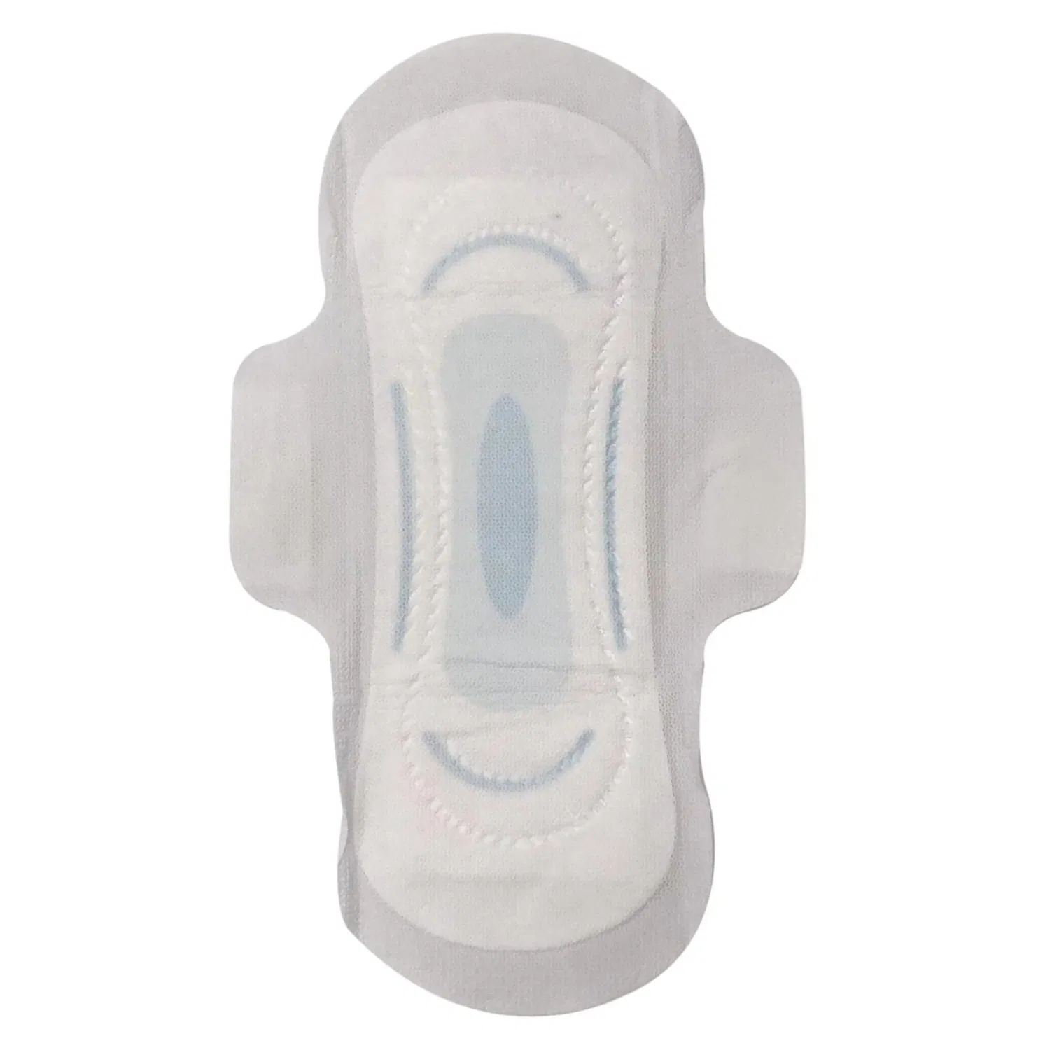 Venta al por mayor de etiqueta privada ecológica 100% sábana superior de algodón orgánico biodegradable para mujeres durante su período