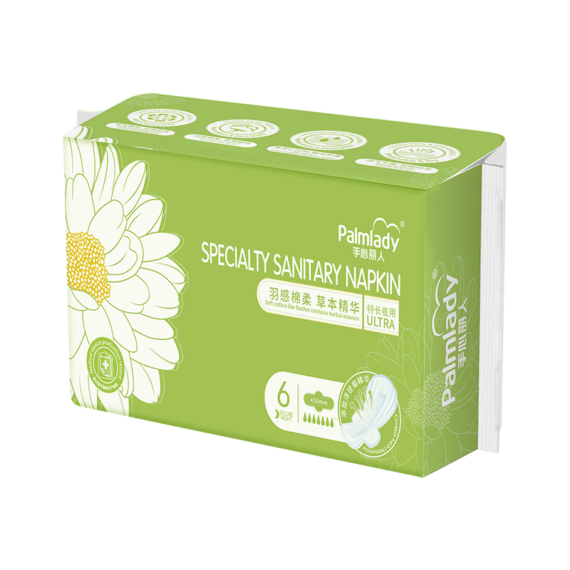 Palmlady Ultra Absorbente Compresa Menstrual para Piel Sensible