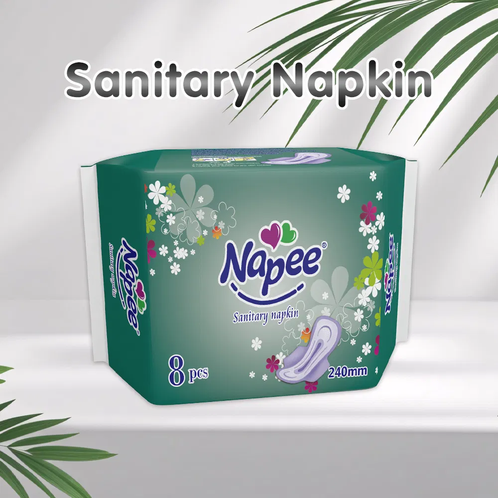 Muestras gratuitas de almohadillas sanitarias de superficie de algodón suaves para mujeres, toallas sanitarias al por mayor fábrica de China OEM toallas sanitarias orgánicas anti-bacterianas almohadilla seca suave
