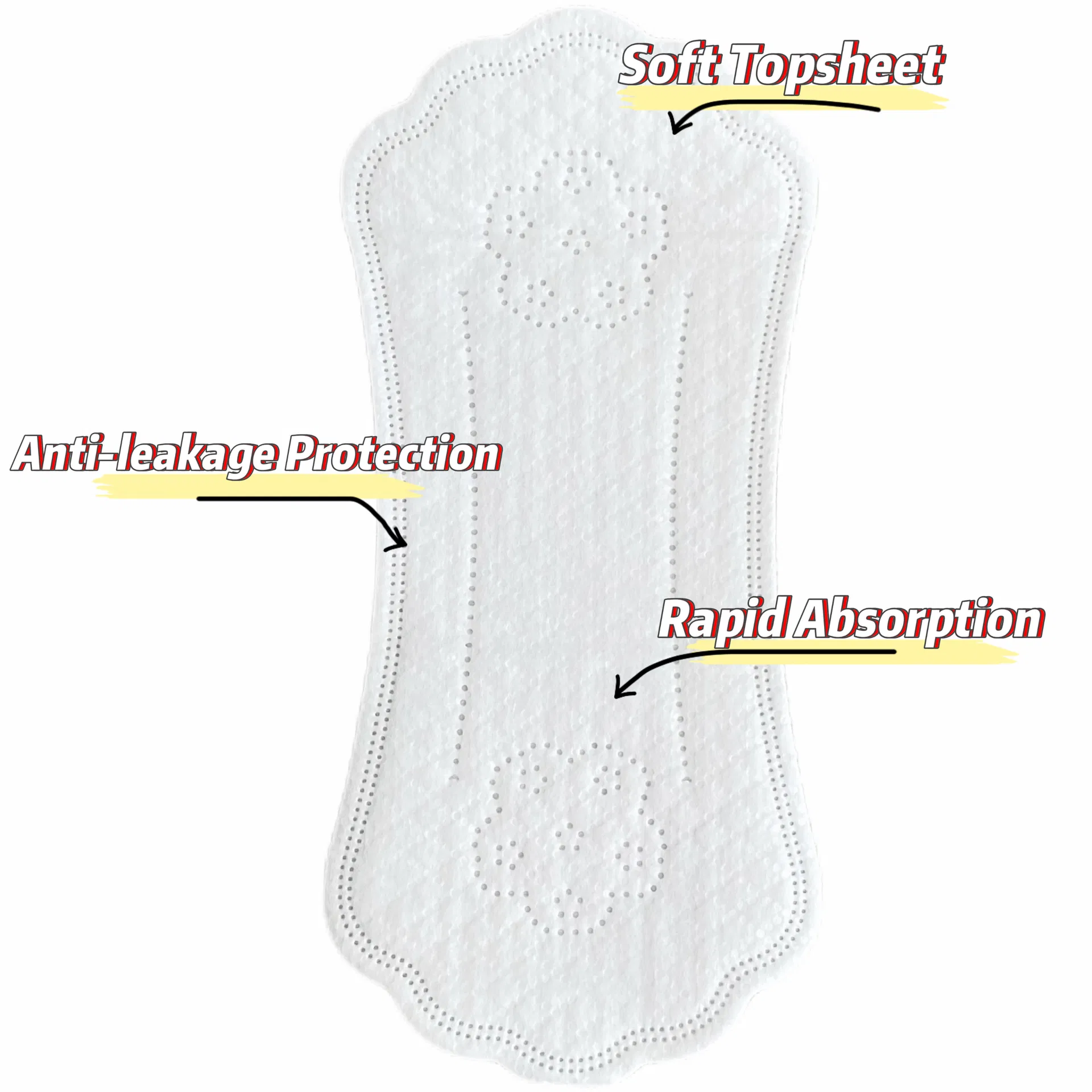 Protectores diarios de algodón transpirable y suave para la frescura diaria de las mujeres
