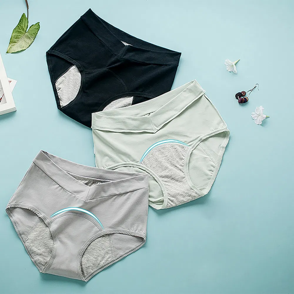 Ropa interior menstrual a prueba de fugas para mujeres
