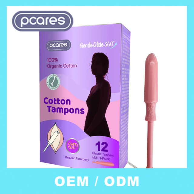 Productos desechables de viscosa con aplicador para mujeres, tampones sanitarios para el período