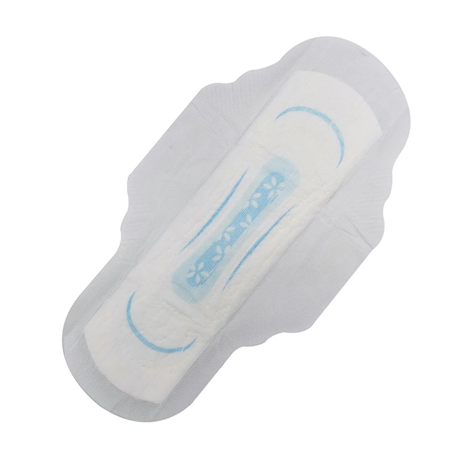 Compresas nocturnas con alas para mujeres, capacidad de absorción de toallas sanitarias femeninas