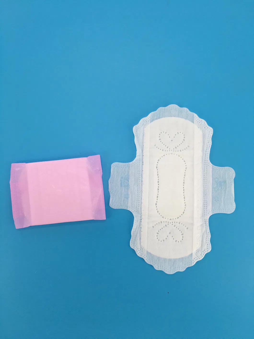 Compresa de algodón orgánico biodegradable controlada en calidad y ecológica para mujeres 100%