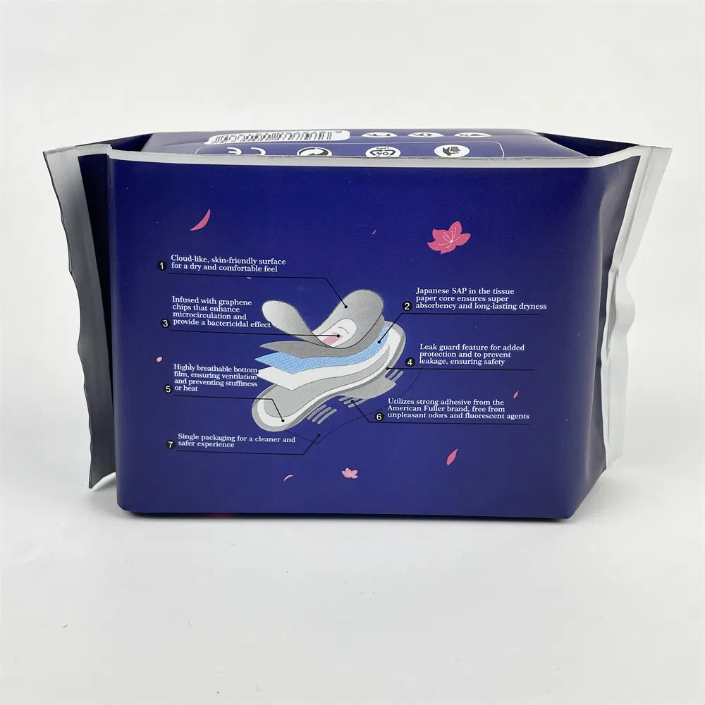 Compresas desechables ultra delgadas y transpirables para mujer, almohadillas nocturnas a precio de fábrica
