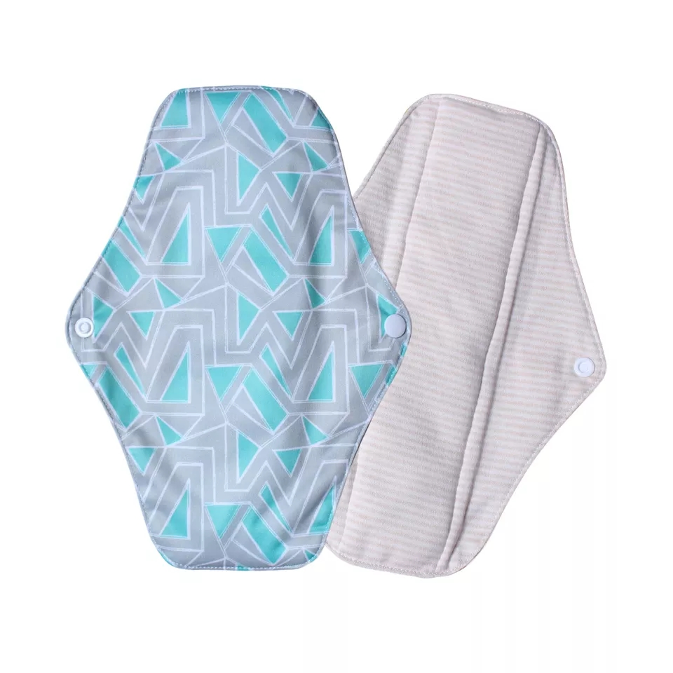 Mejor Patrón Equivalente Francés En Español UK Algodón Orgánico de Bambú Completo Compresas Menstruales Sanitarias Fabricación Lavables Reutilizables Compresas Sanitarias para Principiantes