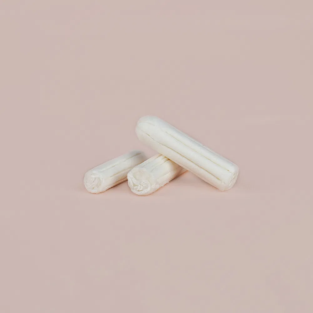 Tampones de algodón ecológicos con aplicador para el cuidado menstrual