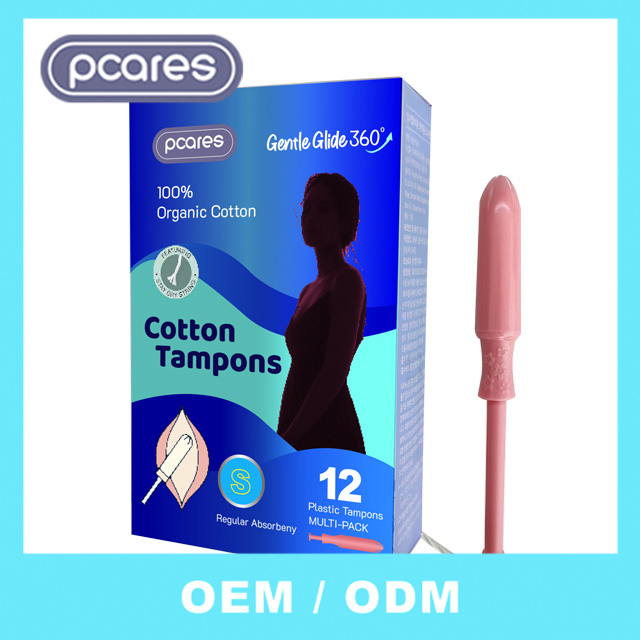 Productos desechables de viscosa con aplicador para mujeres, tampones sanitarios para el período