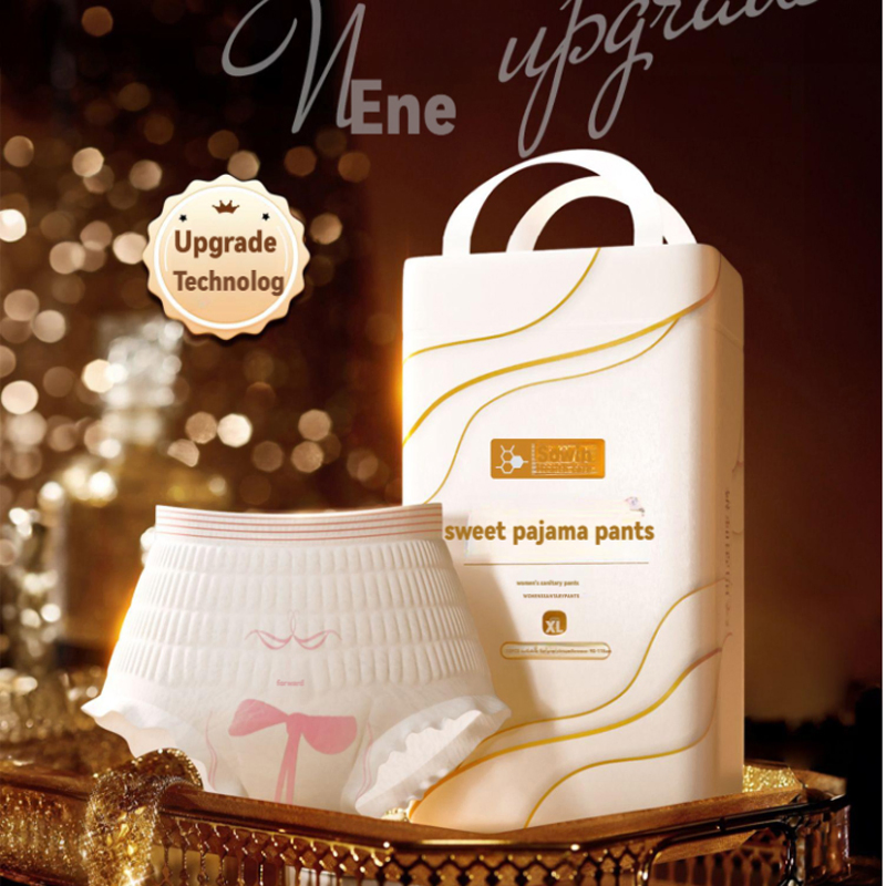 Diseñado para períodos menstruales, ropa interior menstrual femenina altamente absorbente