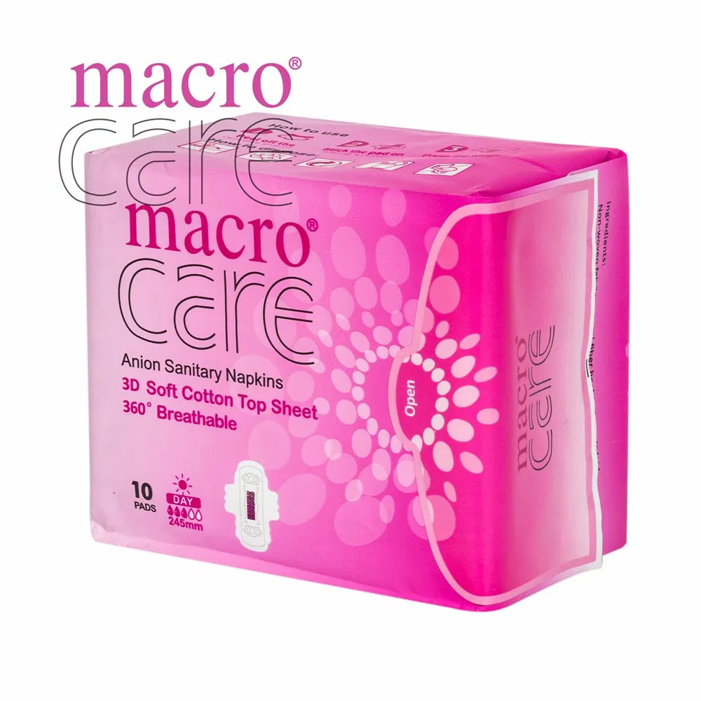 Toallas sanitarias de algodón orgánico para mujeres