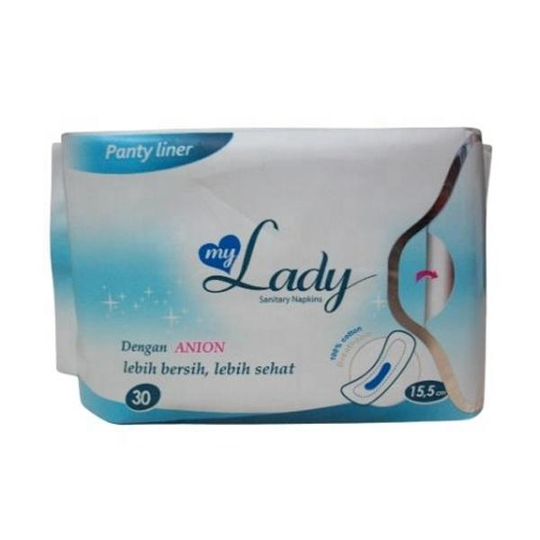 Protectores diarios herbales aniónicos premium sin alas para mujeres