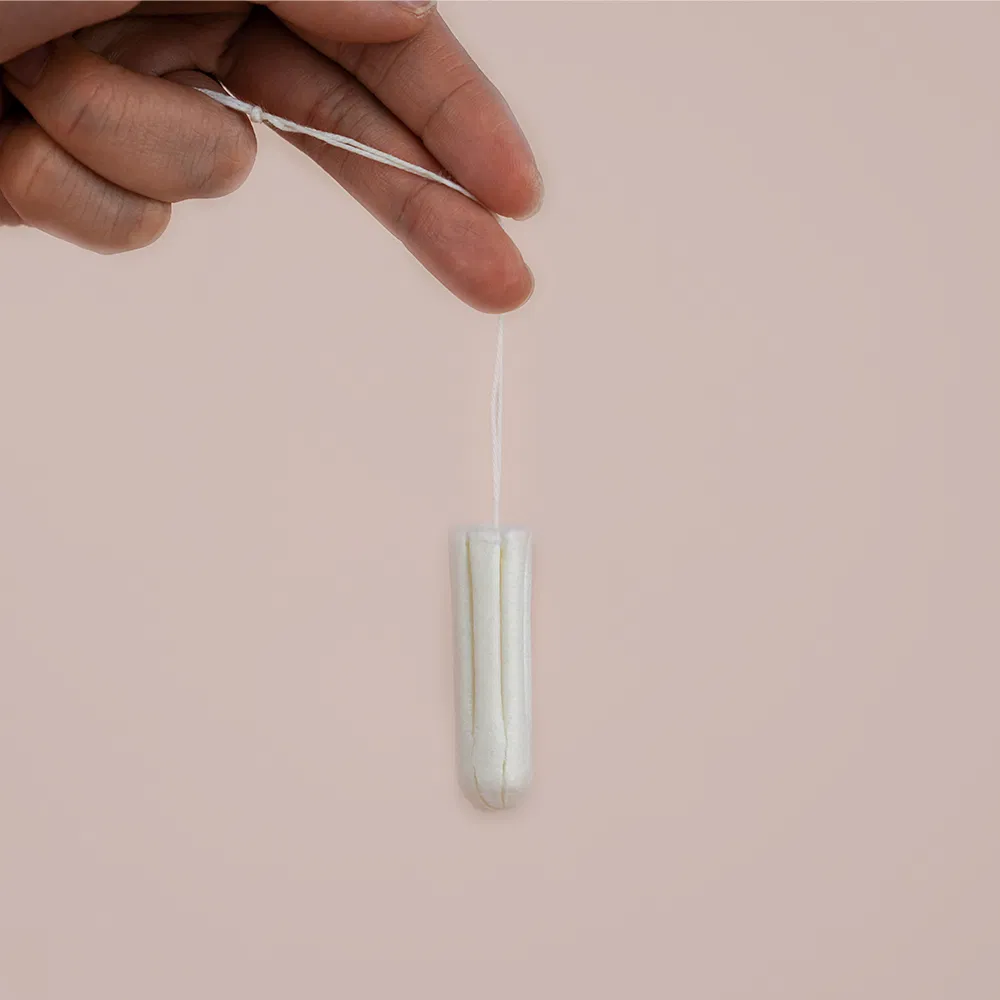 Tampones de algodón ecológicos con aplicador para el cuidado menstrual