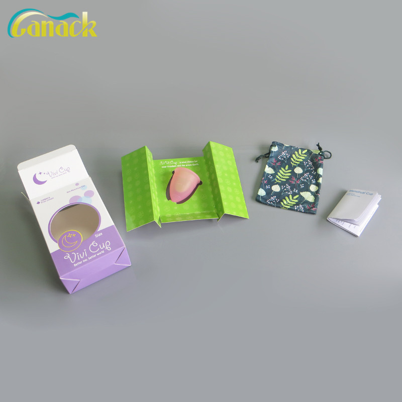 Copa menstrual de silicona médica para higiene femenina