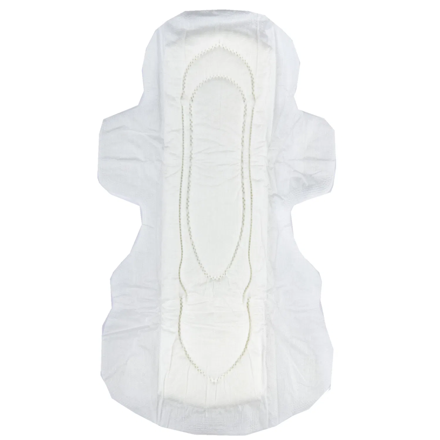 Venta al por mayor de etiqueta privada ecológica 100% sábana superior de algodón orgánico biodegradable para mujeres durante su período