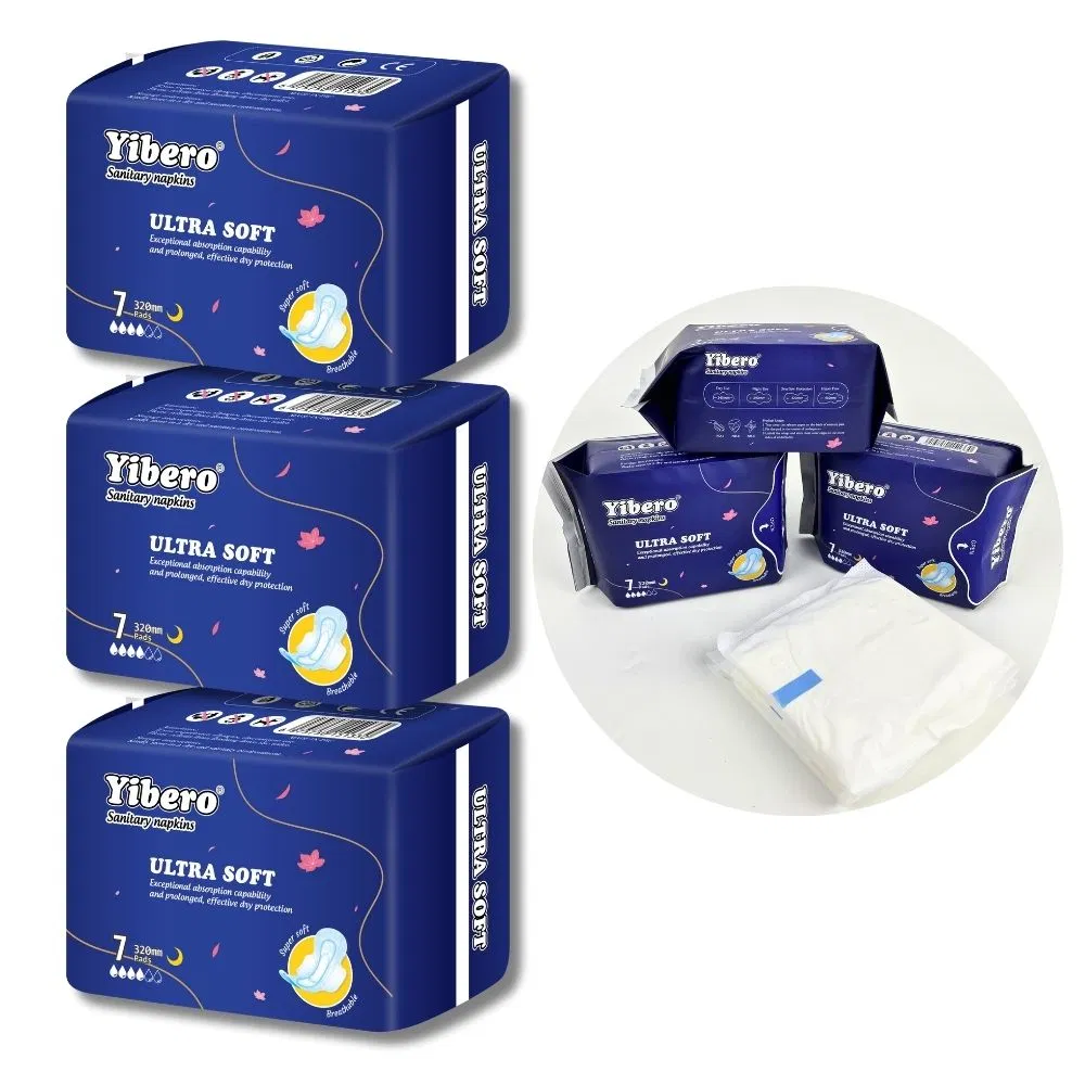 Compresas desechables ultra delgadas y transpirables para mujer, almohadillas nocturnas a precio de fábrica