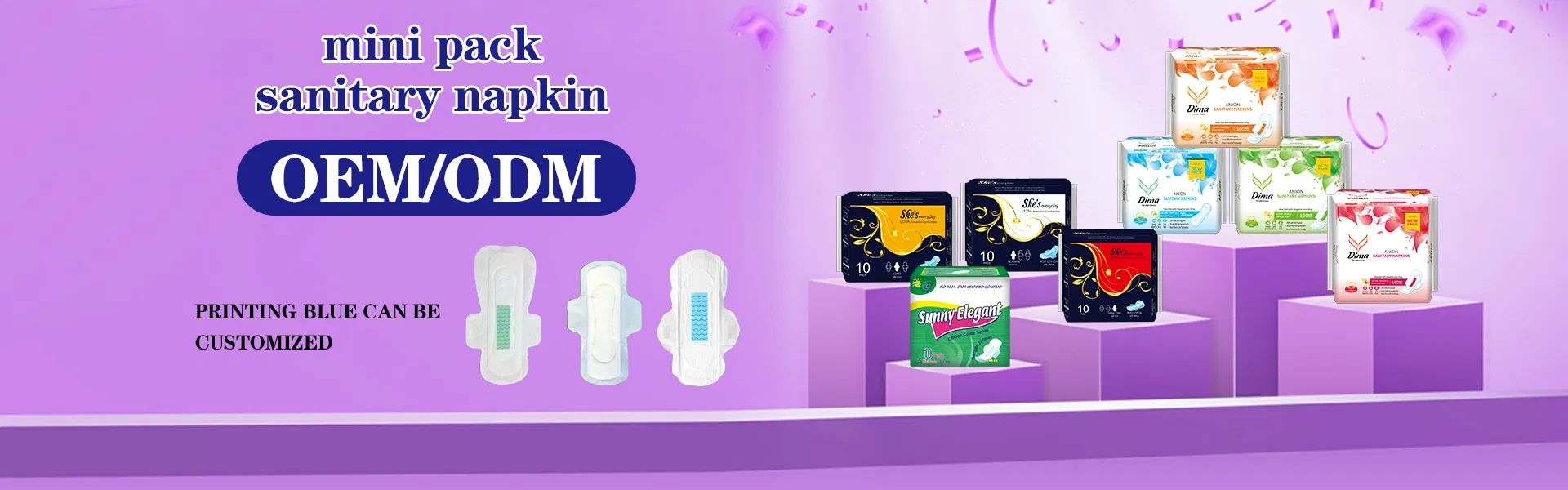Toallas sanitarias ultra absorbentes