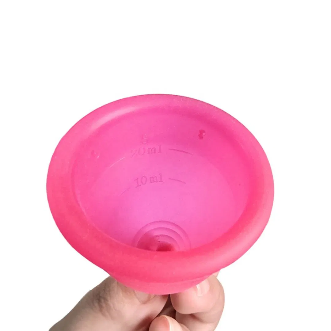Copa menstrual de silicona segura y cómoda para mujeres, para uso durante todo el día