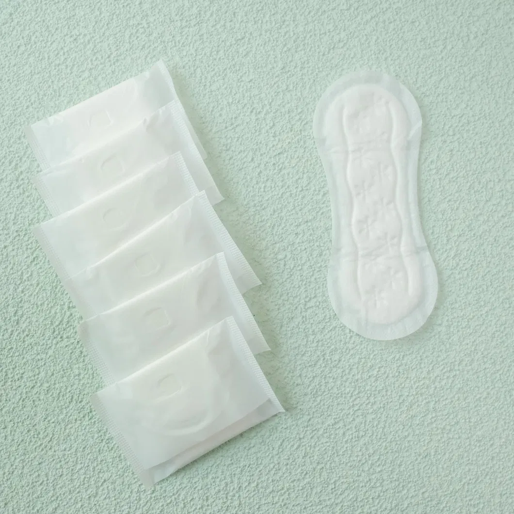 Compresa desechable ecológica 100% materiales crudos biodegradables