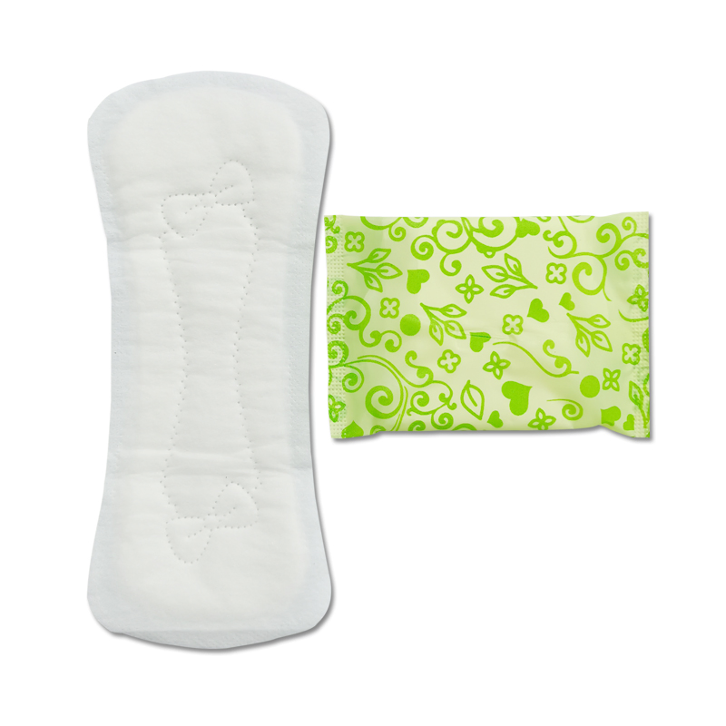 100% Compresa desechable de algodón biodegradable con pulpa de fluff