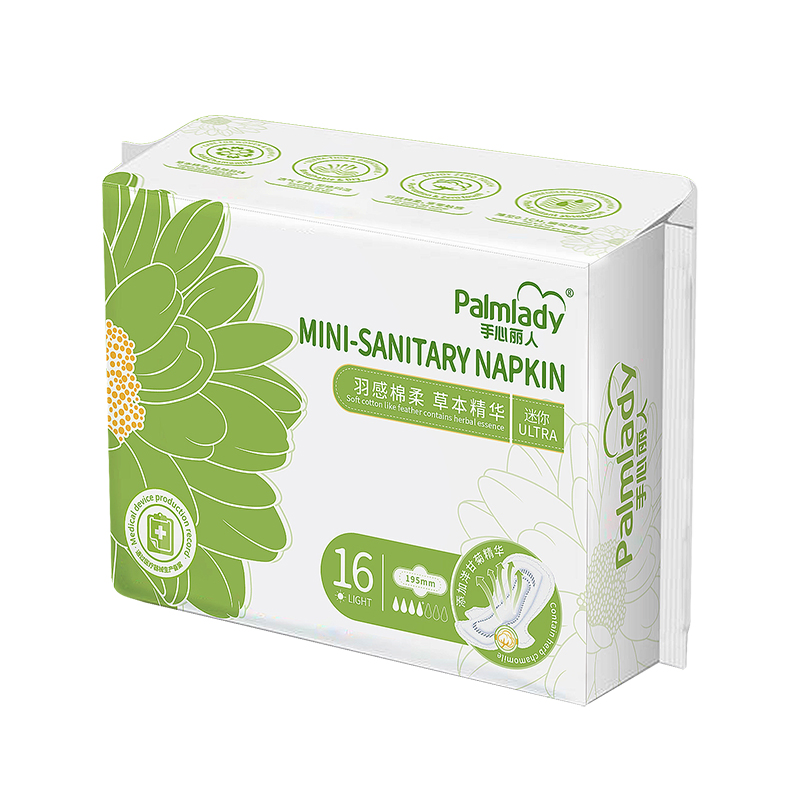 Palmlady Ultra Absorbente Compresa Menstrual para Piel Sensible