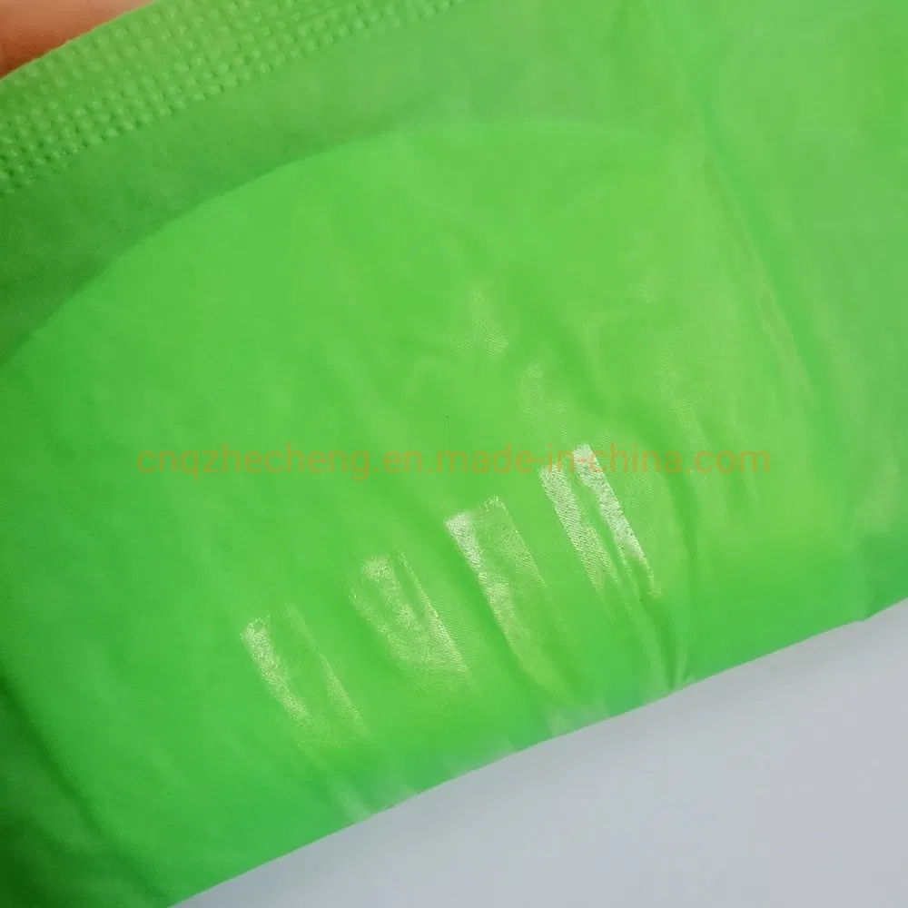 Compresa sanitaria ultra delgada en forma de abanico para uso nocturno