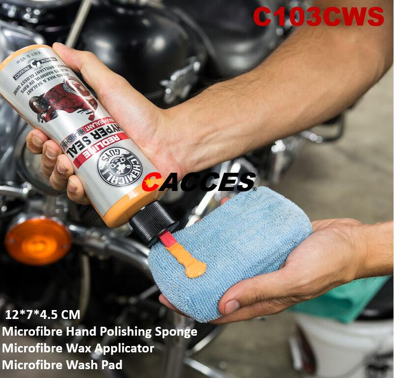 Juego de Esponjas de Pulido de Microfibra de 5/10 Aplicador de Cera para Ceras, Pulimentos, Limpiador de Pintura, Pulido de Automóviles, Pulido de Motocicletas en lugar de Máquina de Pulido