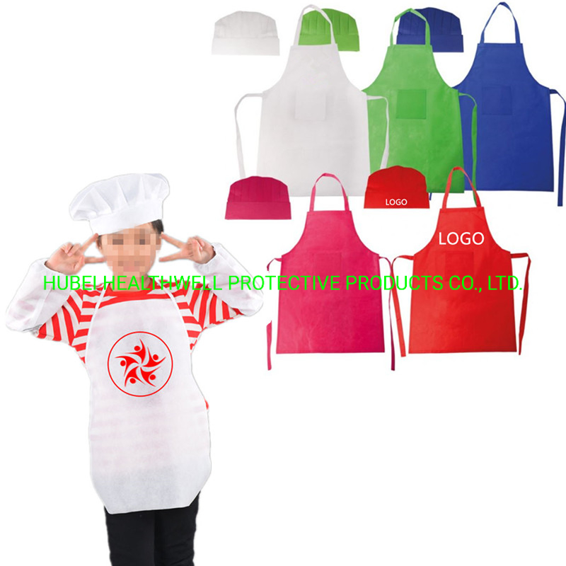Cute Kid Children Kitchen Baking Painting Apron Baby Art Cooking Craft Bib Apron Household Cleaning Tools