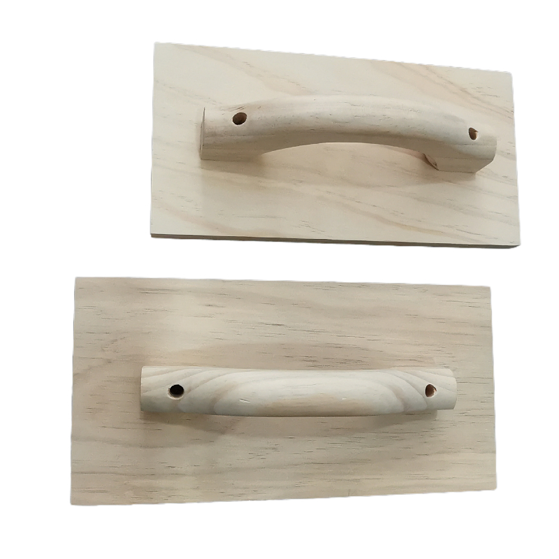 Natural Wooden Float Trowel Wood Material Flat Surface