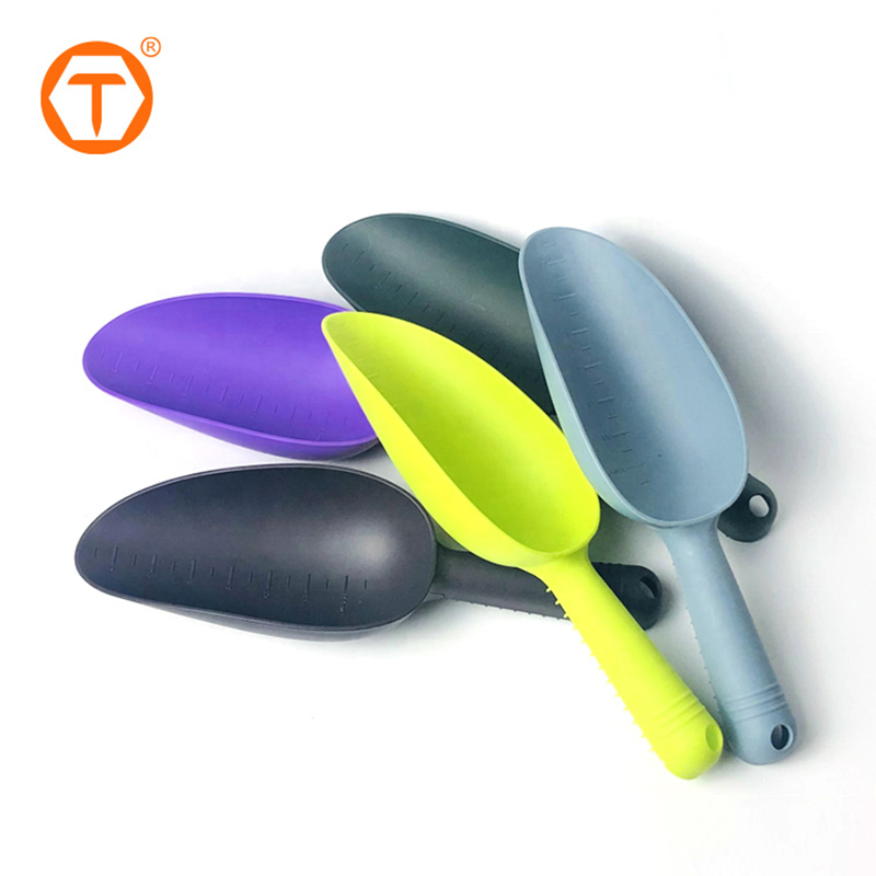 Outdoor Kids Mini Plastic Hand Trowel Soil Scoop Gardening Tool Planting Garden Shovel for Soil Digging Transplanting Weeding