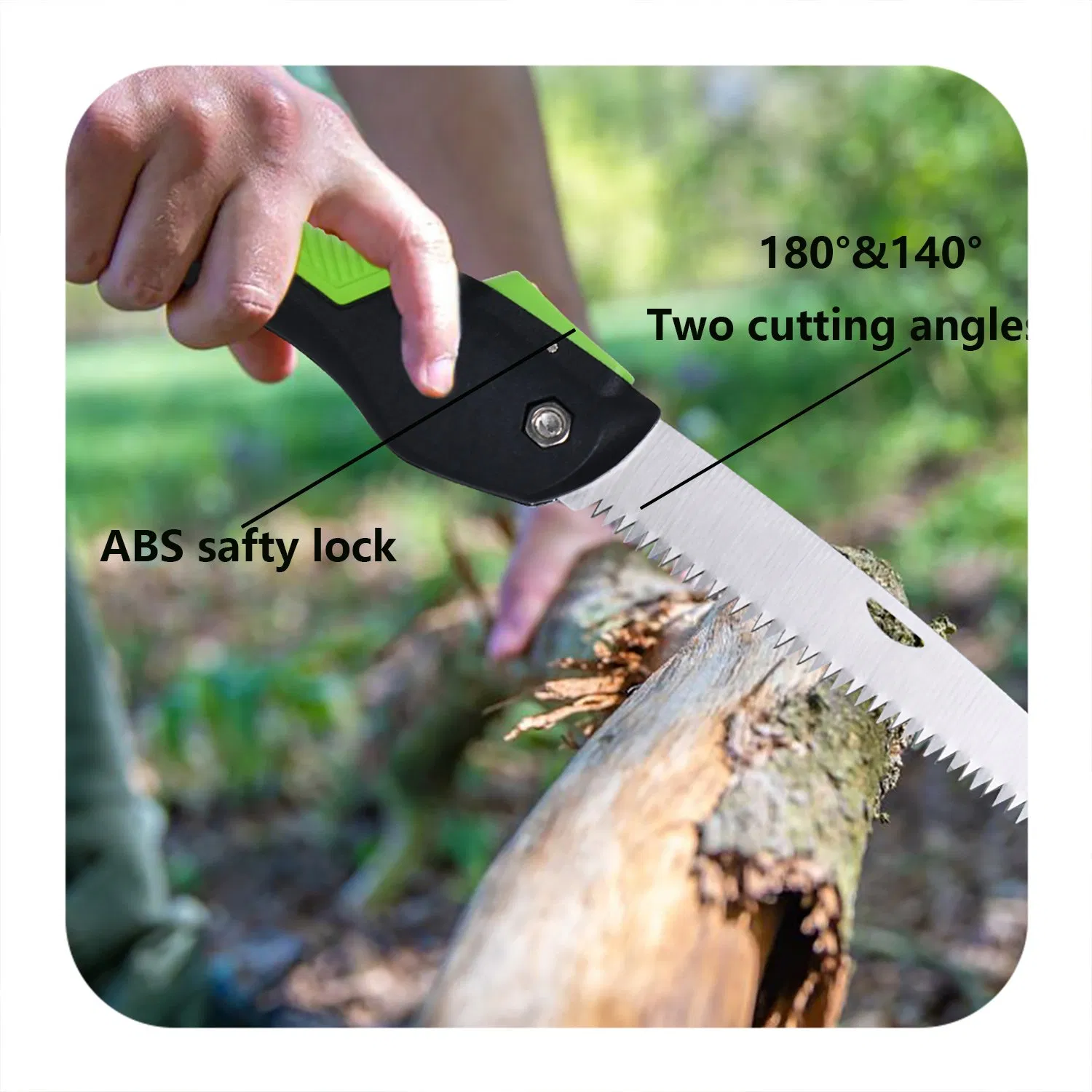 Adjustable Angle Folding Wood Hand Saw Blade Sharpening Machine Portable Garden Pruning Saw Cutting Tools
